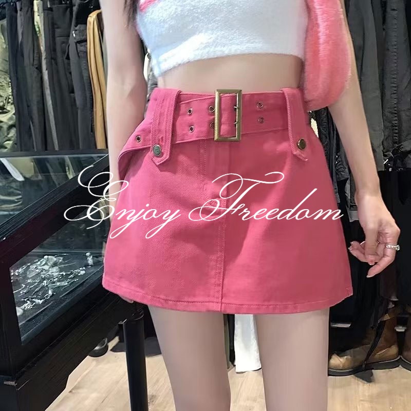 Chân váy jean Ngắn Lưng Cao Thời Trang Hàn Quốc Mới 2023 Gợi Cảm Cho Nữ