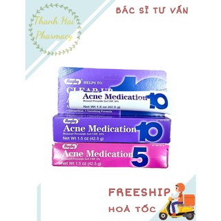 Kem giảm mụn Clear Up Acne Medication - Benzoyl peroxide