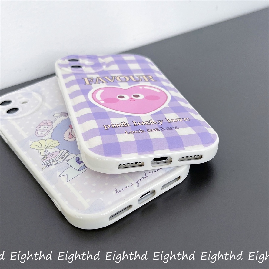 Ốp Điện Thoại Silicon Họa Tiết Hoạt Hình Chú Gấu / Búp Bê Barbie Cho iPhone 14 13 12 11 Pro Max X Xr Xs 8 7 6 Plus SE 2020