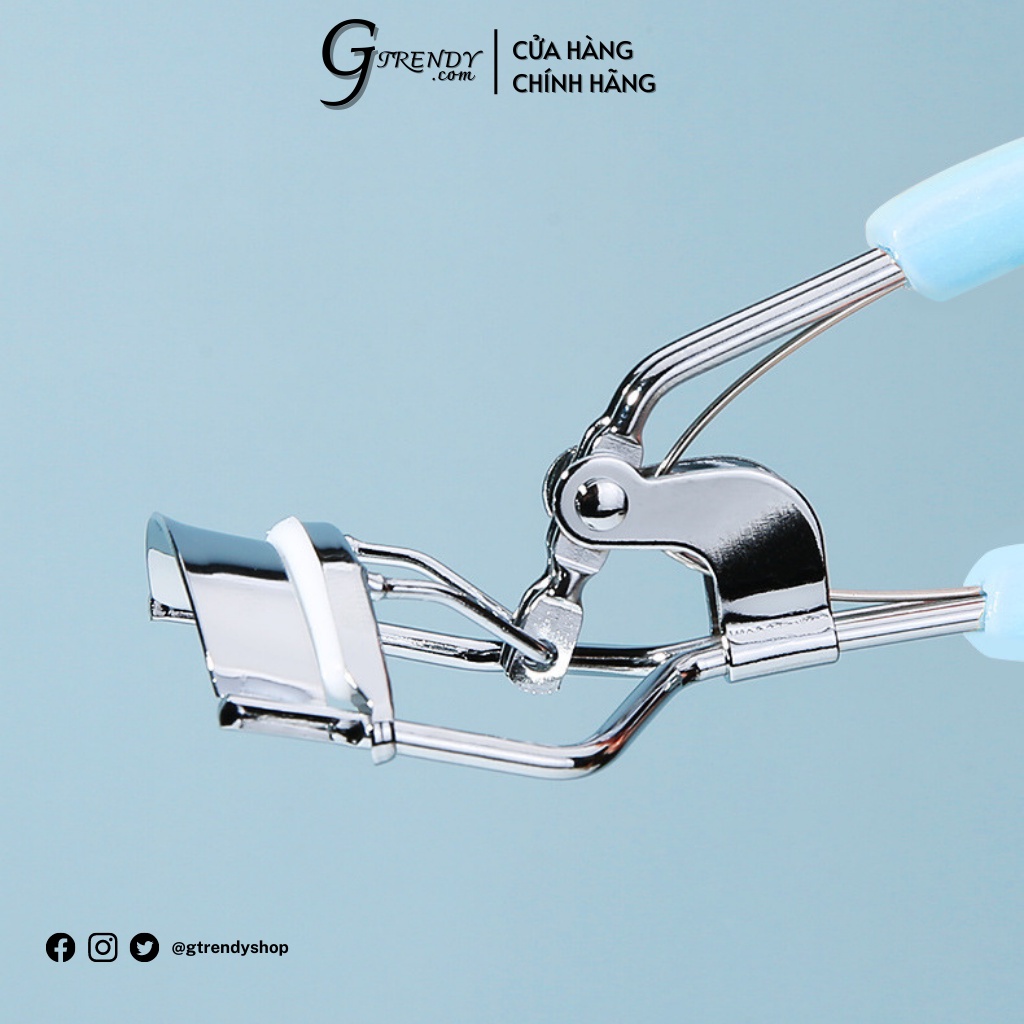 Kẹp Bấm Mi Xanh Hồng Pastel Siêu Êm GTRENDY