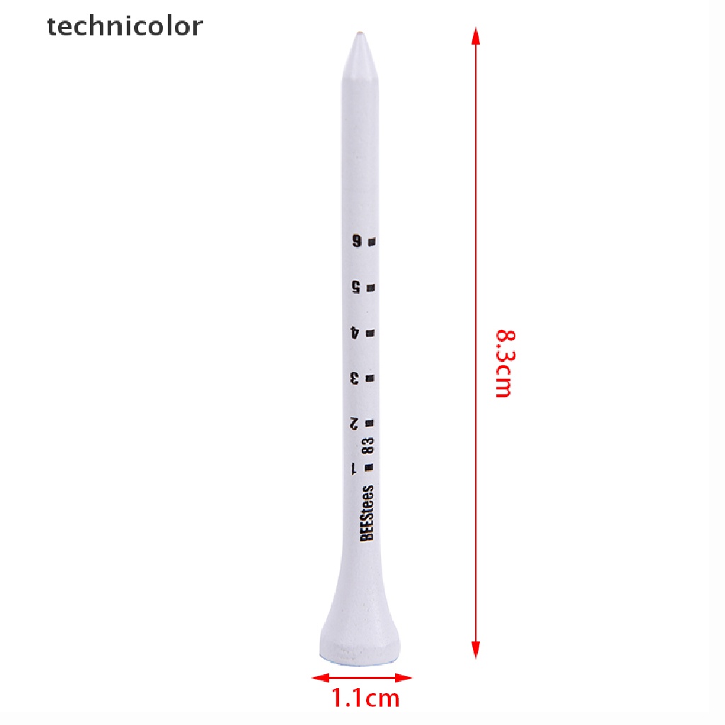 Set 50 Tee Golf Chuyên Nghiệp 83mm Màu Trắng