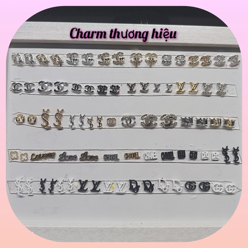 Charm Nail Lv, Yls Love Nail Gắn Trang Trí Móng Tay