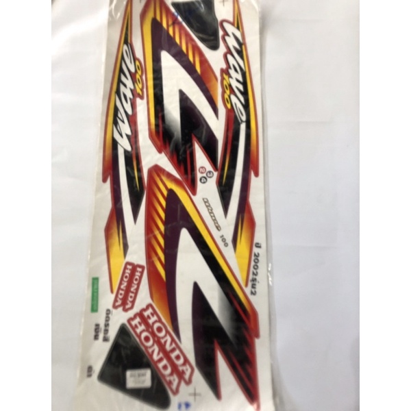 Tem Wave 100 - 2002 Đỏ Thái