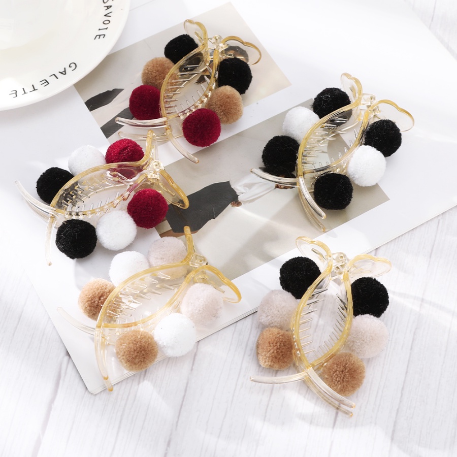 Kẹp Tóc Đuôi Ngựa Bằng Nhựa Nhiều Màu Sắc Phong Cách Hàn Quốc Dành Cho Nữ