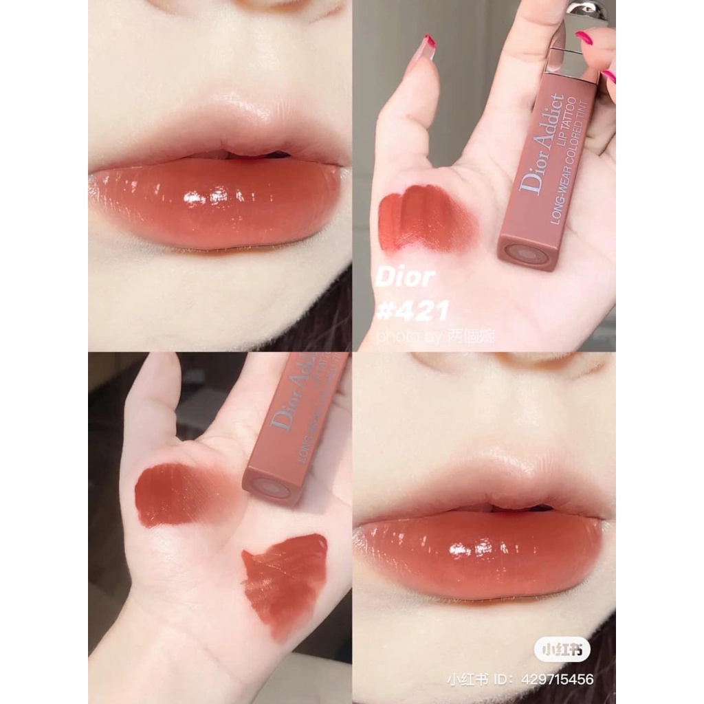 Son Kem Dior Lip Tattoo Màu 421 Natural Beige – Cam nâu Ðất