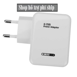 Hỗ trợ Ship- Củ Sạc Nhanh 4 Cổng USB