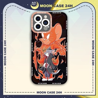 Ốp lưng iphone cạnh vuông Moon Case Tom 7/7plus/8/8plus/x/xs/11/12/13/14pro/max/plus/promax