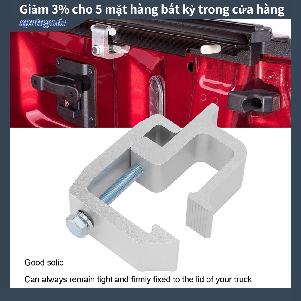 [Hàng Sẵn] Set 4 Kẹp Nắp Capo Xe Tải Màu Bạc Thông Dụng【Spring061】
