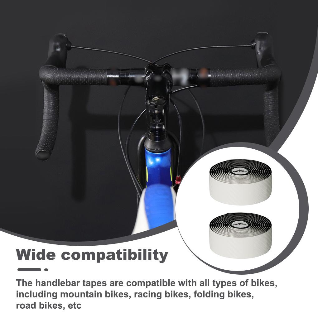 Hộp 2 Cuộn Băng Quấn Tay Lái Xe Đạp Hấp Thụ Sốc Chống Trượt Thoáng Khí Thoải Mái