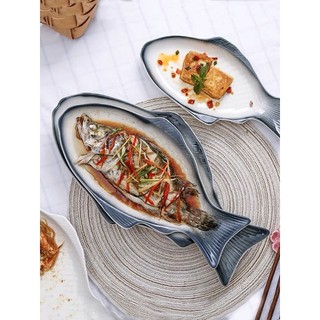 Dĩa ăn, đĩa gốm sứ hình cá | Aurora Home