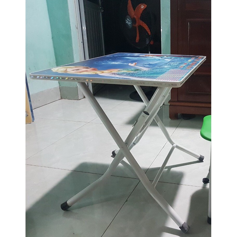 Bàn học sinh sinh viên gấp gọn 40x60, 50x70 chân cao 50cm sơn tĩnh điện chắc chắn GIÁ XƯỞNG