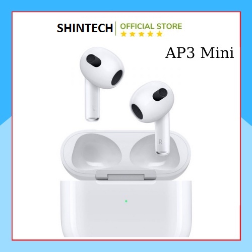 Tai nghe không dây AP 3 Mini tai nghe Bluetooth Full chức năng cùng âm thanh vòm hiệu ứng 6D-SHINTECH