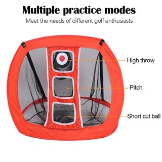 gofidin Folding Golf Practice Golf Training Aidsve Golf Pitching Lồng