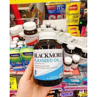 Dầu hạt lanh blackmores flaxseed oil 100viên
