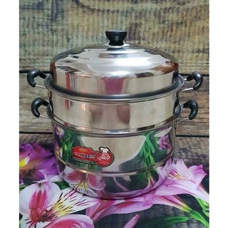 Nồi Hấp 3 Tầng Inox 28cm