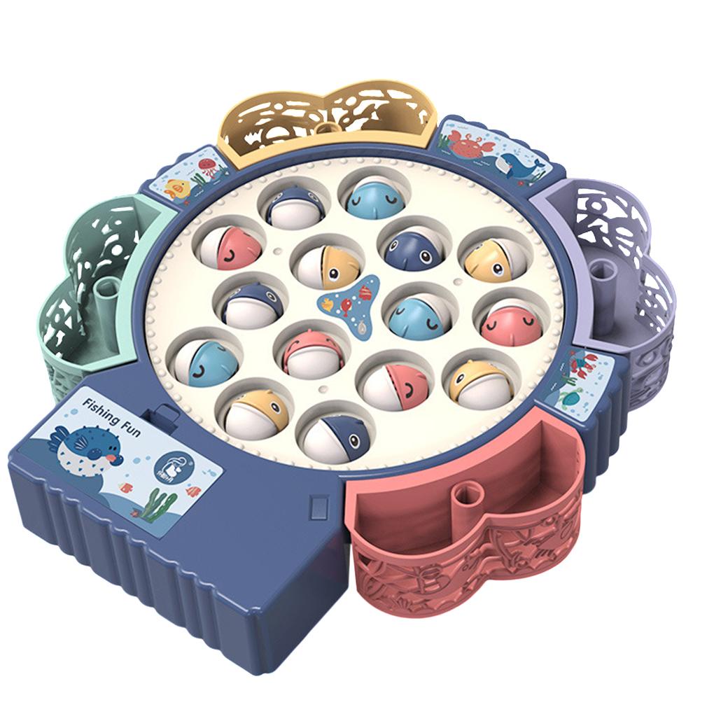 Bộ Đồ Chơi Câu Cá Xoay Vòng Chạy Bằng Pin Dành Cho Trẻ Em