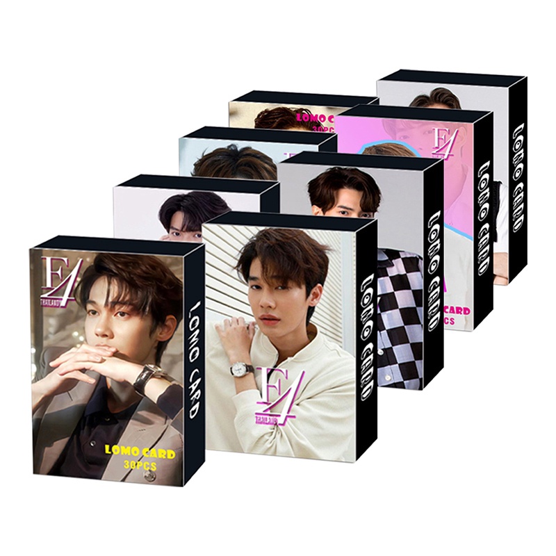 Hộp 30 Ảnh Thẻ Lomo Của Thái Lan Bright Win DEW NANI Zeenunew Kinnporsche
