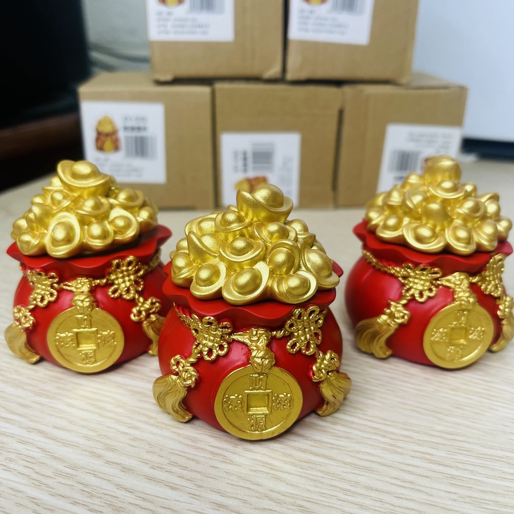 Hũ lộc thần tài trang trí phong thủy cho gia đình thêm tài lộc