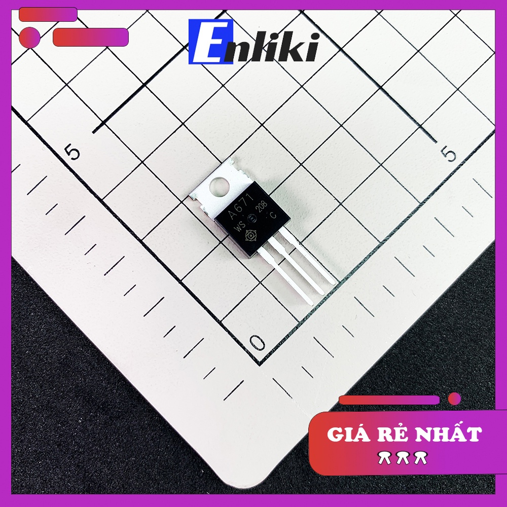 A671 3A 50V TRANSISTOR PNP TO220