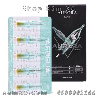 Set vỉ 5 kim auora máy pen - dụng cụ xăm sài gòn