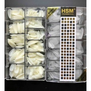 Móng úp Hsm nhám bầu lẻ size,móng HSM lẻ size