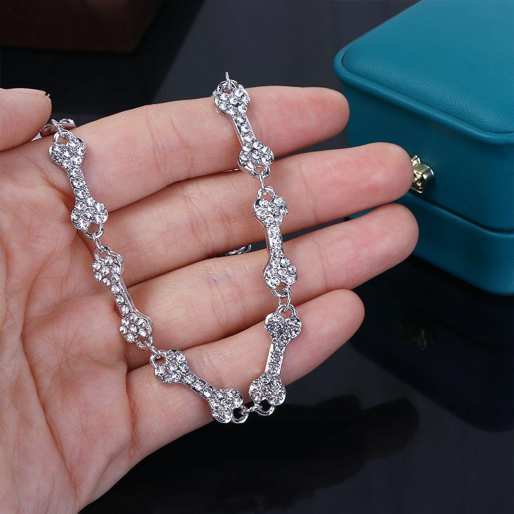 ANEMONE Vòng cổ Đính Đá Phong Cách Hàn Quốc Thanh Lịch Cho Nữ