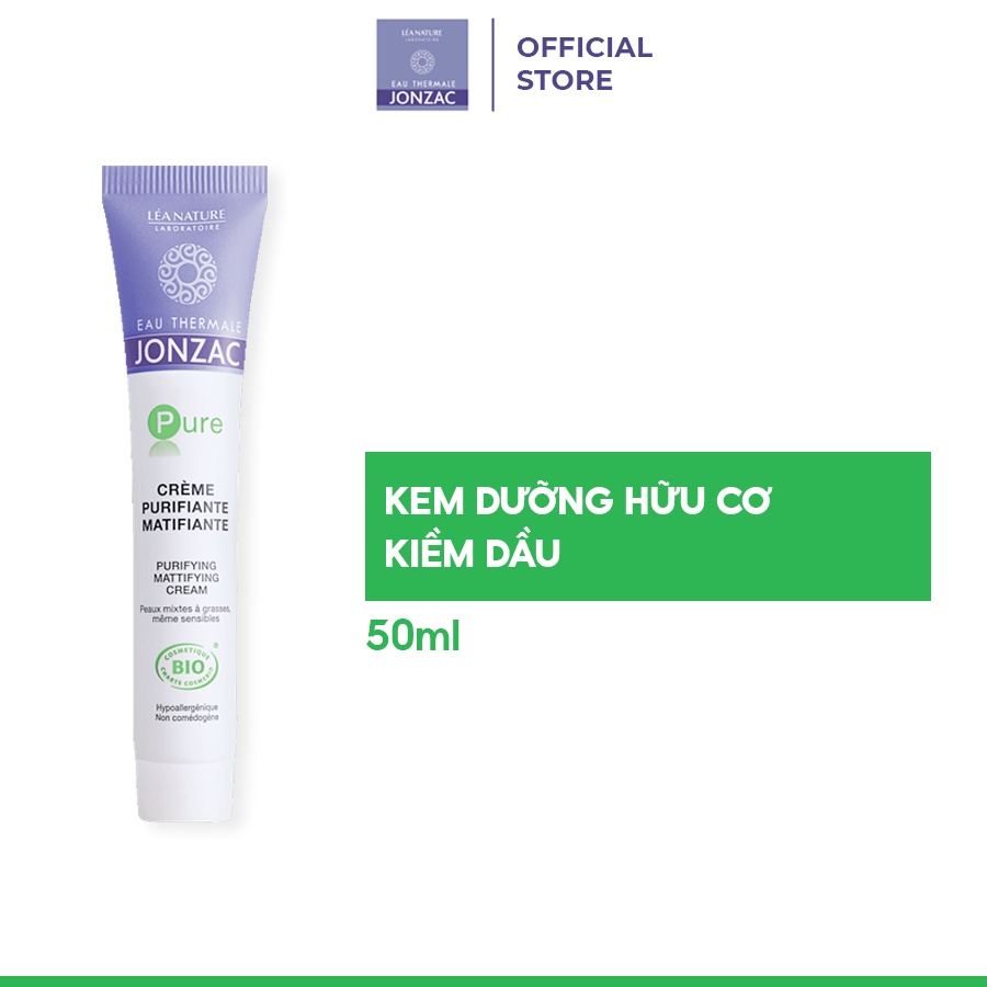 Kem Dưỡng Hữu Cơ Kiềm Dầu Eau Thermale Jonzac Pure Purifying Mattifying Cream 50ml