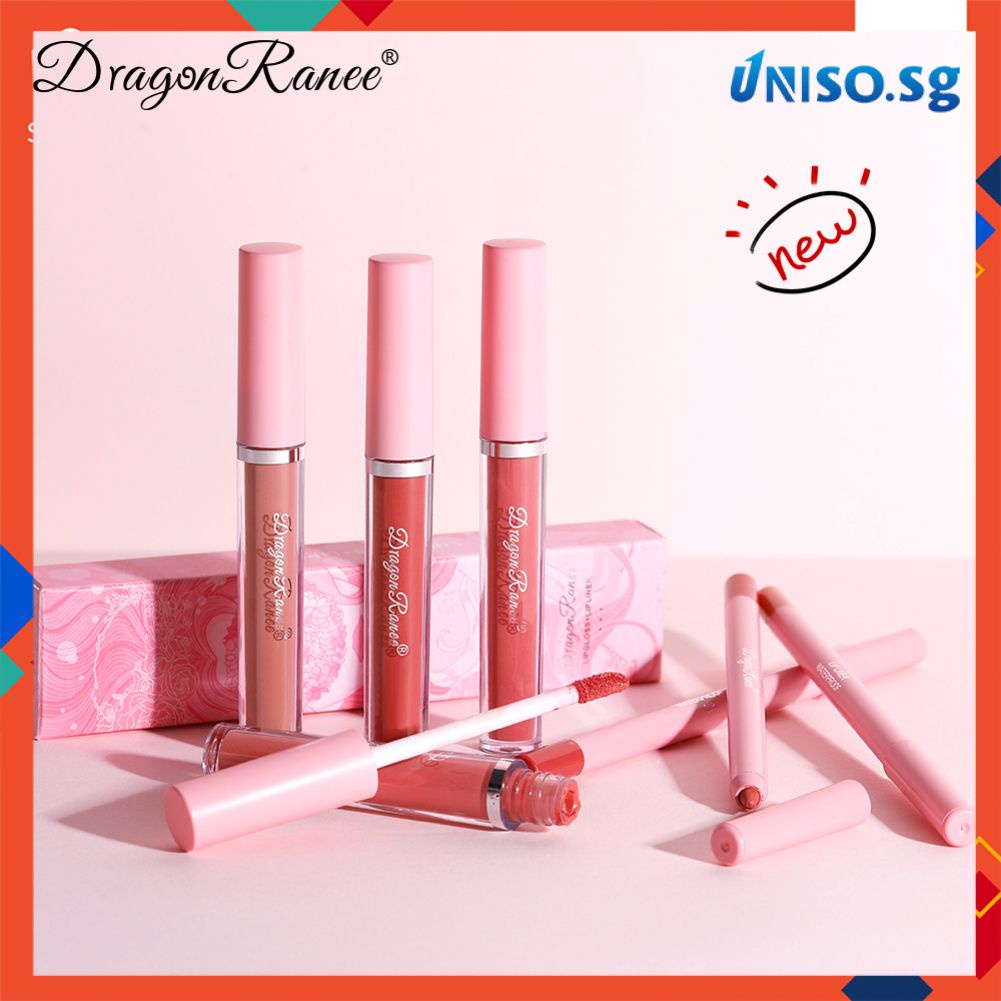 HANDAIYAN 2 Sản Phẩm Son Bóng Son Bóng Lì Dưỡng Ẩm Son Môi Dạng Lỏng Lâu Trôi 12 Giờ Mỹ Phẩm Chống Nước [Unio]