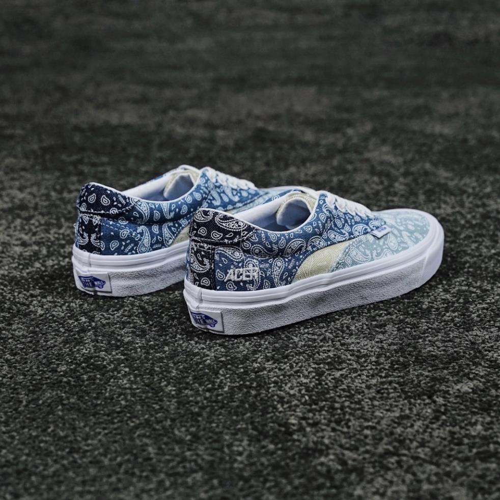 Giày Thể Thao Vans Cashew Vải Denim Họa Tiết Paisley Cá Tính v