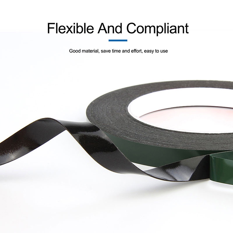 4 / 6 / 8 / 10 Băng Keo Hai Mặt Bằng Xốp Lọc Màu Xanh Lá Cây Dán Viền Màn Hình Điện Thoại / Máy Tính Bảng