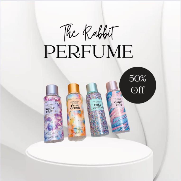 Bộ 4 chai xịt toàn thân Candy Baby, Fruit Crush, Sugar High, Cake Confetti