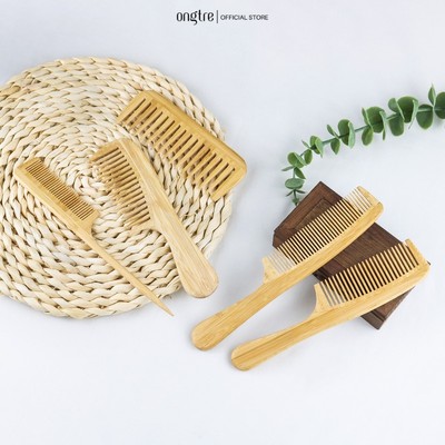 Lược Chải Tóc Tre ONGTRE Cao Cấp, Lược Tre Tự Nhiên, Dùng Cho Khách Sạn, Resort, Homestay