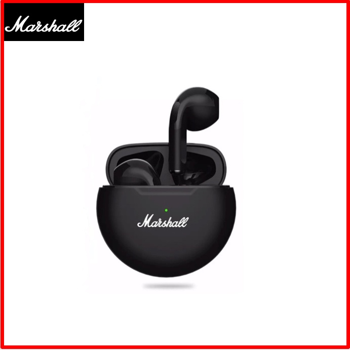 Marshall Tai nghe bluetooth không dây Air Pro 6 TWS có micro hỗ trợ tập thể thao thích hợp cho Apple IPhone Xiaomi