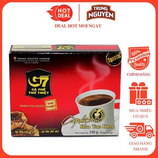 Cà Phê Trung Nguyên G7 Hòa Tan Đen (2G x 50 Gói) - Hàng siêu thị