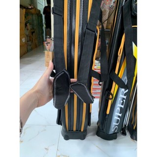 Bao đựng cần cao cấp rồng vàng . superb dạng cứng 125cm có 2 loại :2 ngăn và 3 ngăn