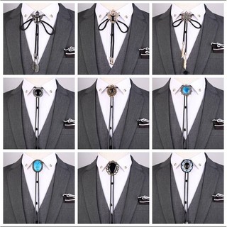 U00232 Bolo tie/ Poirot/ Caravat dây Retro cực sang