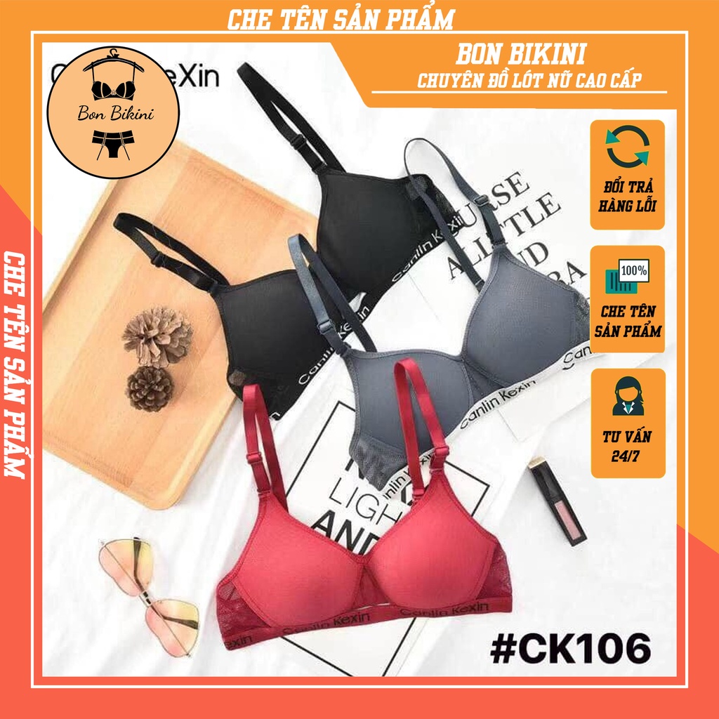 Áo Lót Đệm Bàn Tay Thông Hơi BONBIKINI Không Gọng CK106 (Canlin Kexin)