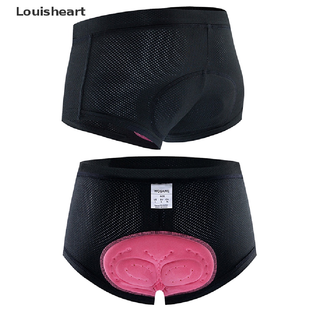 Quần Short Đi Xe Đạp Có Đệm Gel 3D Thoải Mái Dành Cho Nữ Louisheart TFG