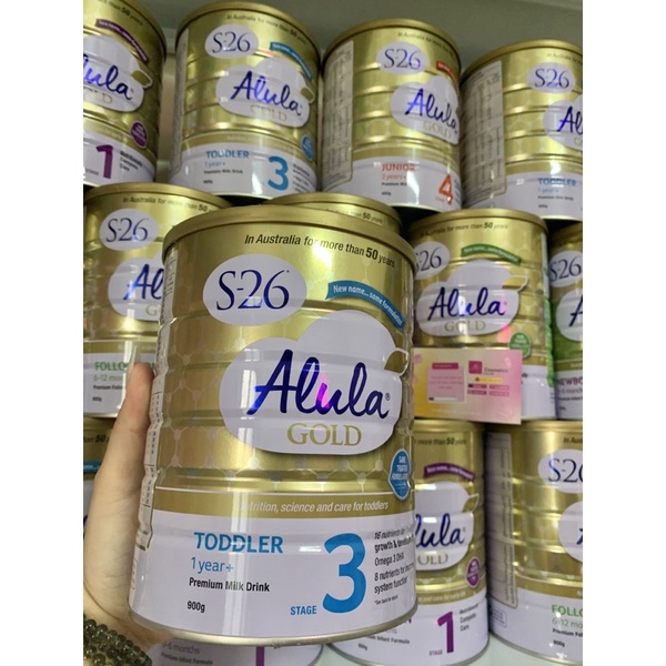 Sữa S26 Gold Alula số 1,2,3,4 lon 900g