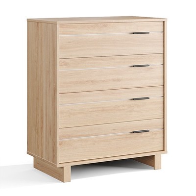 FYNN, Tủ 4 tầng phong cách Bắc Âu DRA_163, 84x46x102cm, tủ gỗ Scandi Home