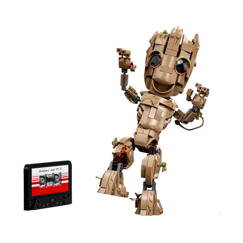 Marvel Bộ Đồ Chơi Lắp Ráp i am groot 76217