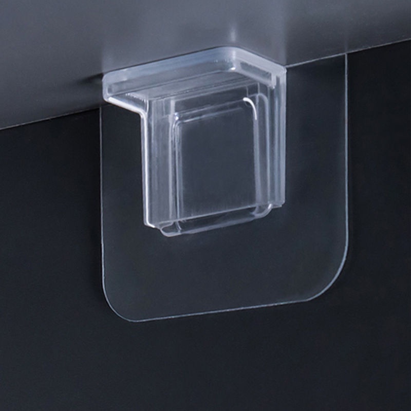 Miếng dán giá đỡ kệ gỗ treo tường, kệ tủ góc tường, móc dán ke góc chữ L kê ván, sàn chịu lực loại dày Living C