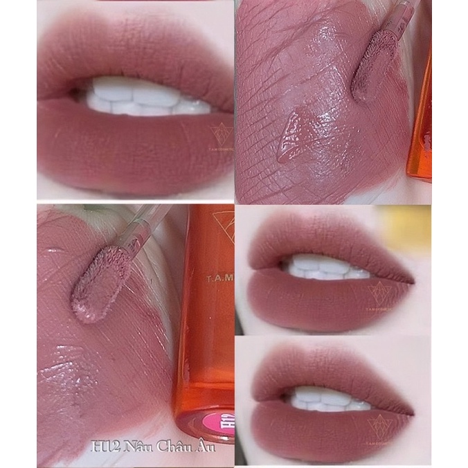 Top màu son trend velvet tint 상류층 T.A.M siêu kháng nước lâu trôi cho môi Khô