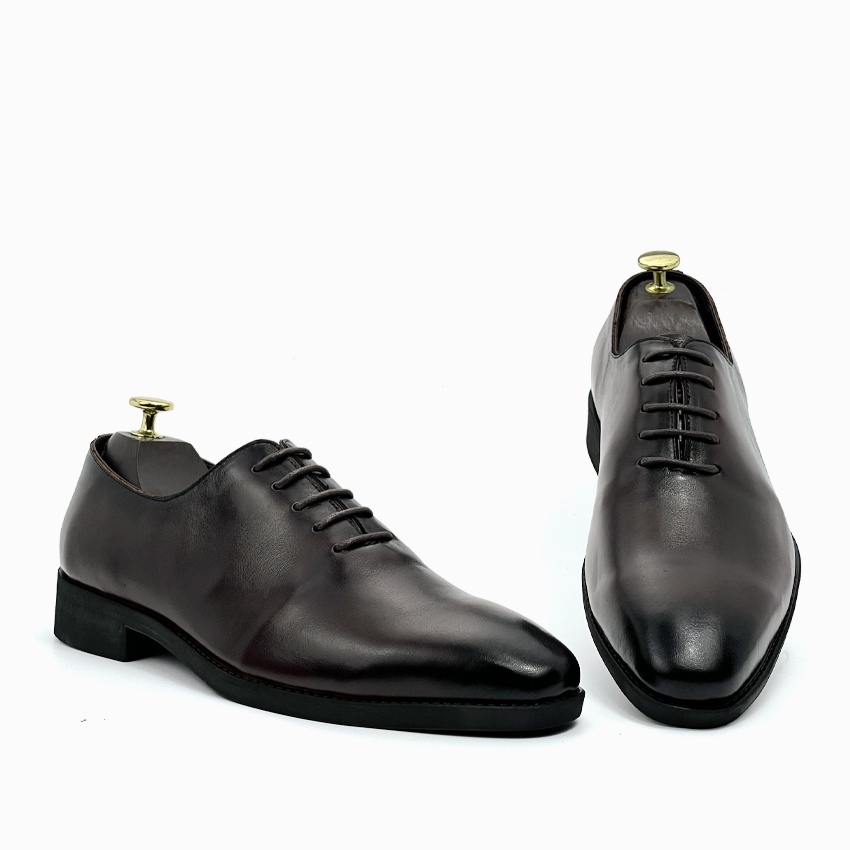 Giày tây nam công sở cao cấp ERMAND da bò thật bảo hành 1 năm kiểu dáng Oxford thời thượng - Mã T05