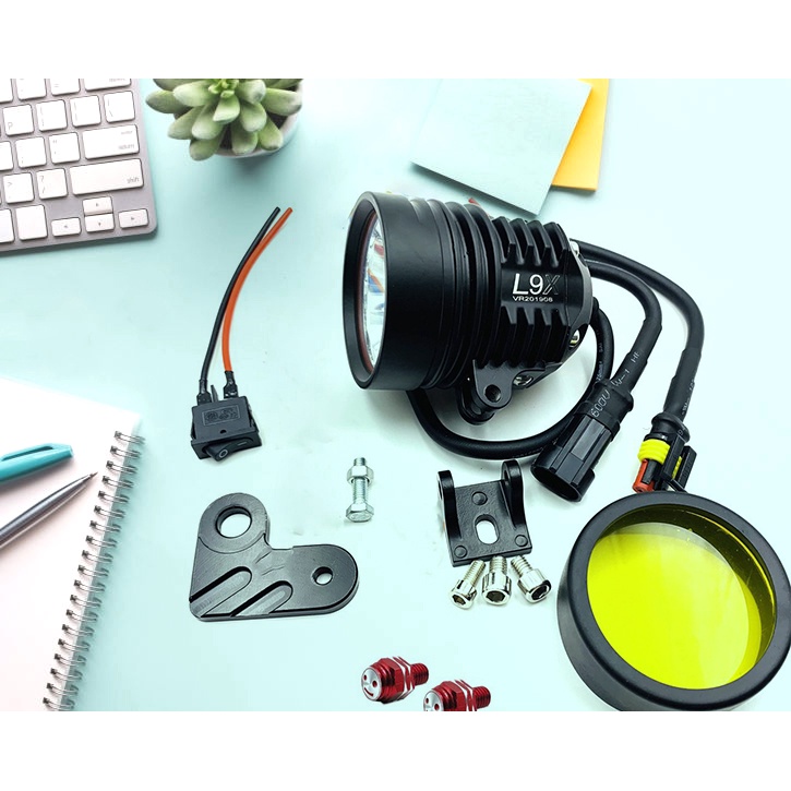 Đèn Trợ Sáng L9X Cree 9 bóng led Cực Sáng Chống Nước < Tặng FUll Bộ Phụ Kiện> Bảo Hành 6 Tháng!