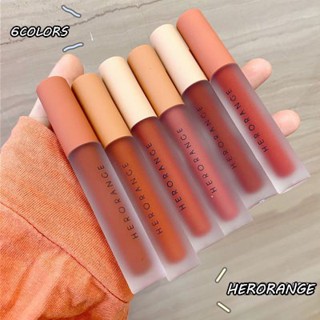 Son Kem Lì Hero Orange Thiết Kế Vỏ Trong Suốt - Thỏ Beauty