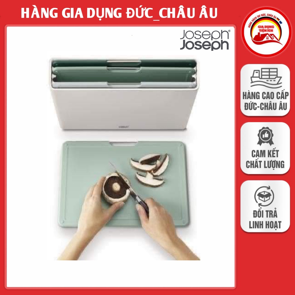 Bộ thớt Kháng Khuẩn Joseph Joseph Folio Large 60197, 4 thớt 2 mặt nhựa cao cấp - Nhập Đức