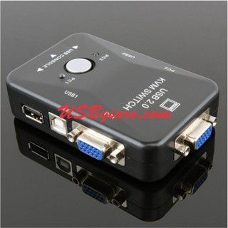Vga kvm switch usb 2 cổng kvm21ua