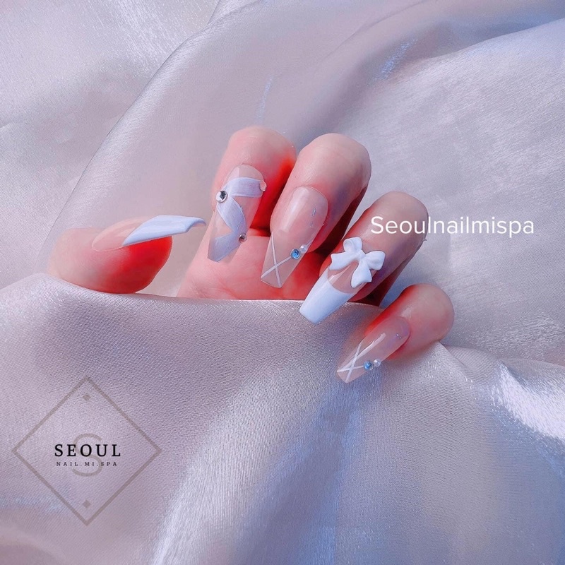nailbox thiết kế nơ - size và form ib