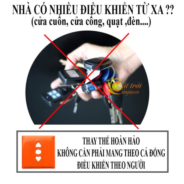 Bộ phát sóng điều khiển cửa cuốn bằng điện thoại Wifi TUYA - Smart Life V1